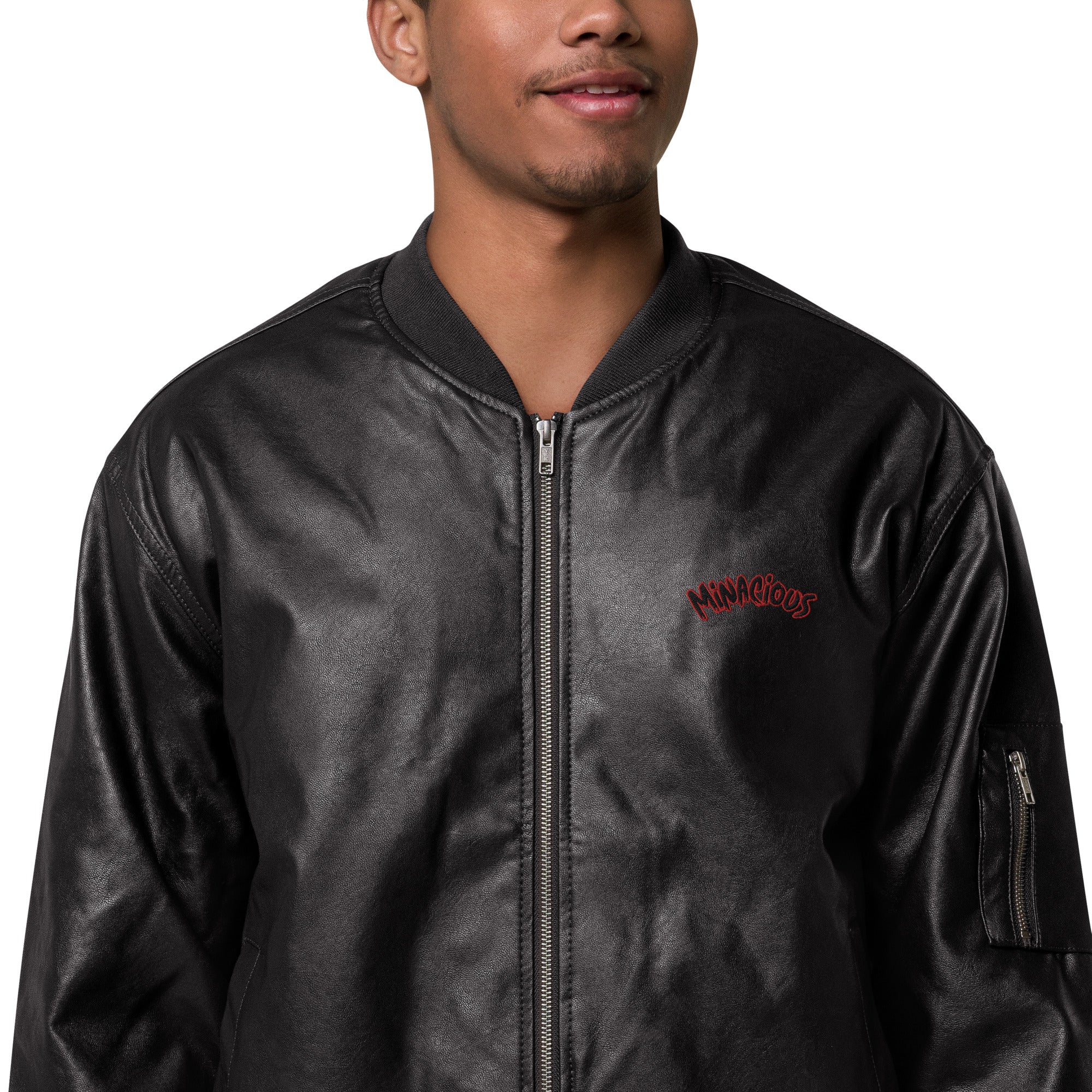 Black satin bomber jacket mens best sale